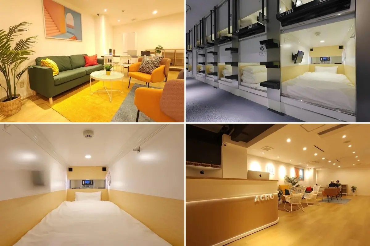 難波道頓堀阿克羅膠囊旅館 (Acro Capsule Hotel Namba Dotonbori)
